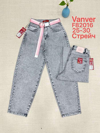 Джинсы Vanver F82016 l.grey - делук