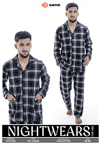 Пижама Imlion 7122 black-l.grey - делук