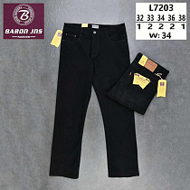 Джинсы God Baron 7203 black - делук