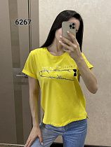 Футболка Fsn 6267 yellow - делук