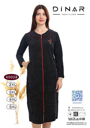 Халат Romeo Life 40028 black - делук