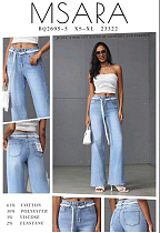 Джинсы Jeans Club BQ2695-5 l.blue - делук