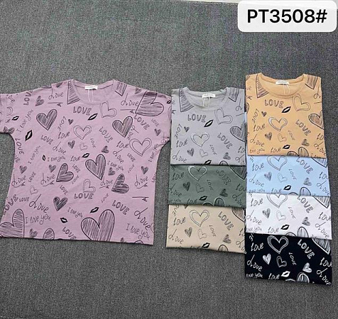 Футболка Dgmd PN3508 mix - делук