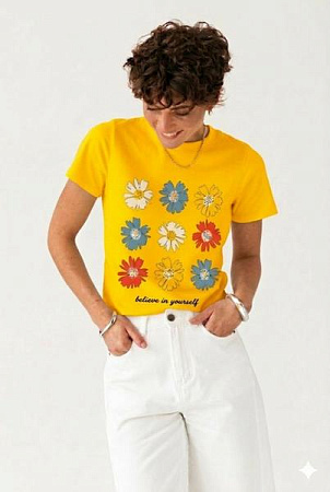 Футболка Iraopt IR221 yellow - делук