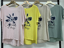 Футболка Dgmd 9548 beige - делук