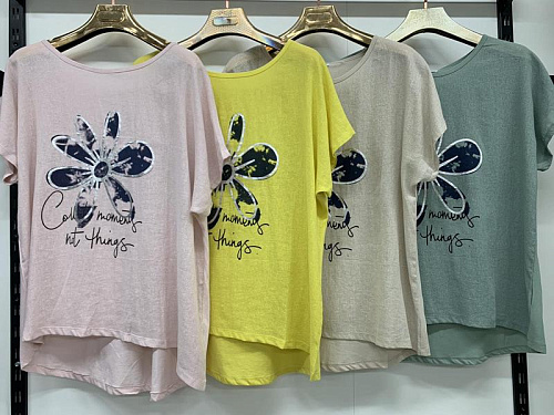 Футболка Dgmd 9548 beige - делук