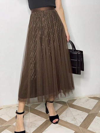 Юбка Kosta 9263 brown - делук