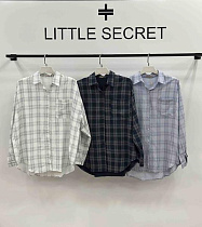 Рубашка Little Secret 7062 white - делук