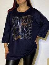 Туника Kosta 7725-47 navy - делук