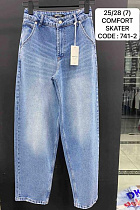Джинсы Maxim Jeans 741-2 l.blue - делук