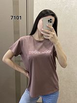 Футболка Fsn 7101 brown - делук