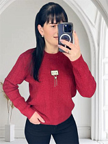 Свитер Levisha 25415 wine - делук