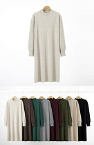 Платье Emsweekis E822 khaki - делук