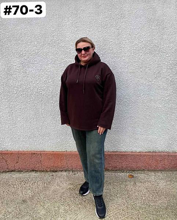 Худи Bat 70-3 brown - делук