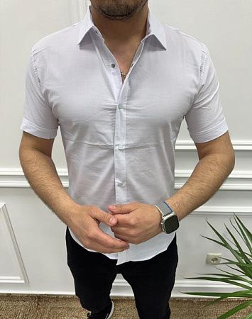 Рубашка Nik 56056 white - делук