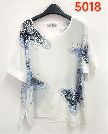 Футболка Lida 5018 white - делук