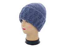 Шапка Angelica ABC002-1 на флісі blue Шапка Angelica ABC002-1 на флісі blue - делук
