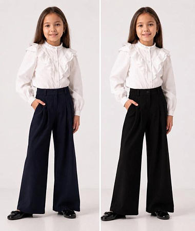 Брюки Moda School 8623 navy - делук