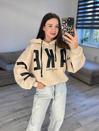 Худи S.Style 300 beige - делук