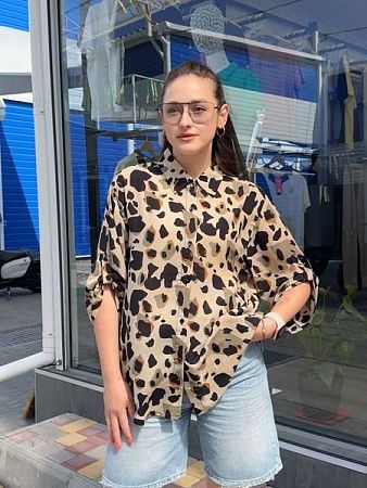 Рубашка Jjf 8807-3 beige - делук