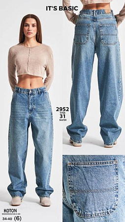 Джинсы Ruxa 2952-17-31 l.blue - делук