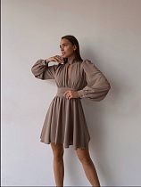 Платье Girl 342 brown - делук