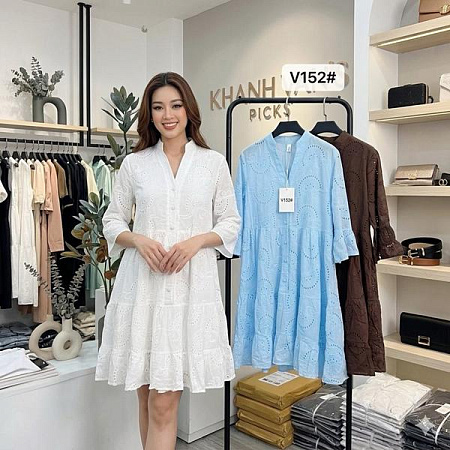 Платье Nefertiti V152 l.blue - делук