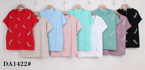 Футболка Xie DA1422 mix - делук