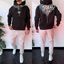 Худи Three Black 2292 black - делук