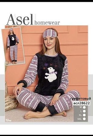 Пижама Homewear 28622 black - делук