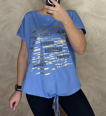 Футболка Levisha 25307 l.blue - делук