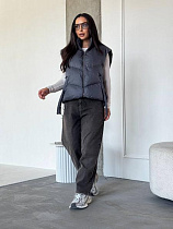 Жилетка Style Nadezhda 2499 grey - делук