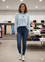 Свитер Newe 54-1 l.blue - делук