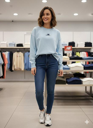 Свитер Newe 54-1 l.blue - делук