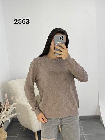 Свитер Fsn 2563 brown - делук