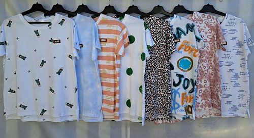 Футболка Peng 9151-5 mix - делук