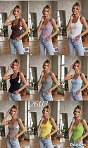 Майка Levisha 26113 black - делук
