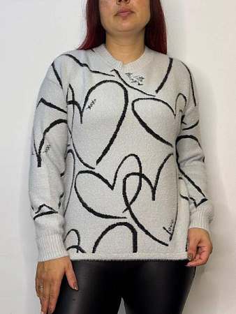 Свитер Kosta 12597 l.grey - делук