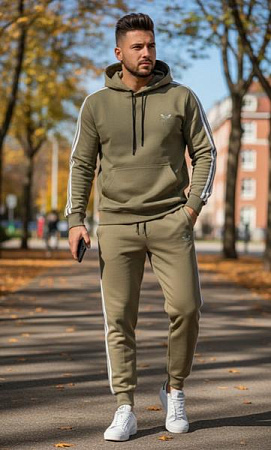 Костюм Спорт Zalov ZW1174 khaki - делук