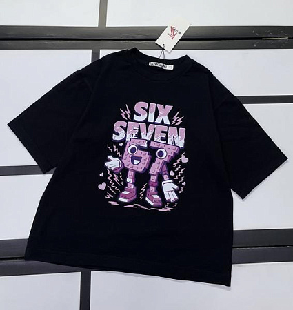 Футболка Kosmy 520-52 black - делук