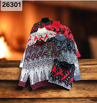 Свитер Moranny 26301 navy - делук