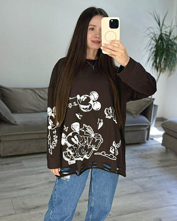 Свитер S.Style 92-3 brown - делук