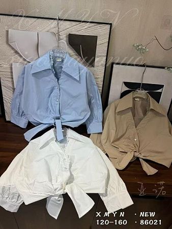 Рубашка Delfinka 86021 beige - делук