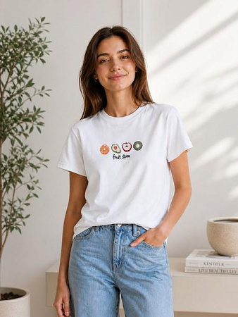 Футболка New Season F020 white - делук