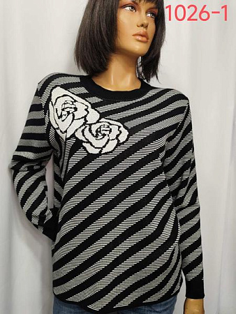 Свитер Lida 1026-1 black - делук