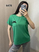 Футболка Fsn 6478 green - делук