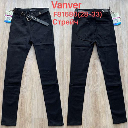 Джинсы Vanver F81680 black - делук
