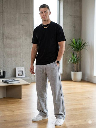 Штаны Спорт Moranny 2223 grey - делук