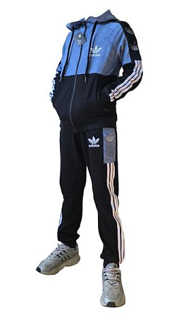 Костюм Спорт Tran TR1589 black - делук