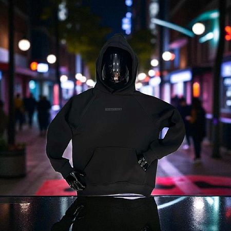 Худи Newe Esto NE79 black - делук